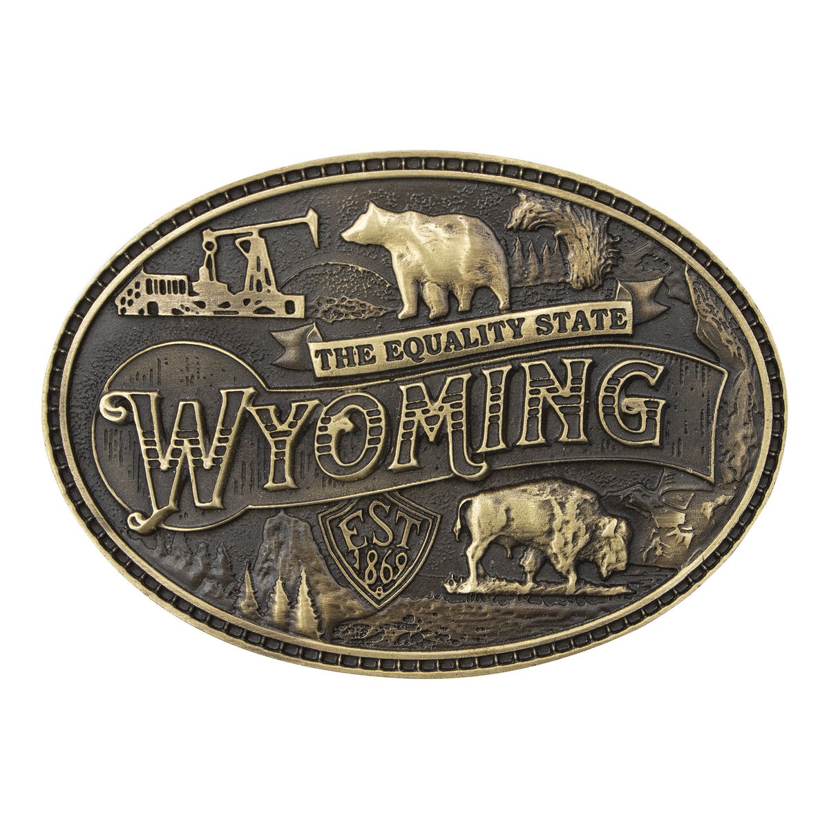 Wyoming Heritage Buckle