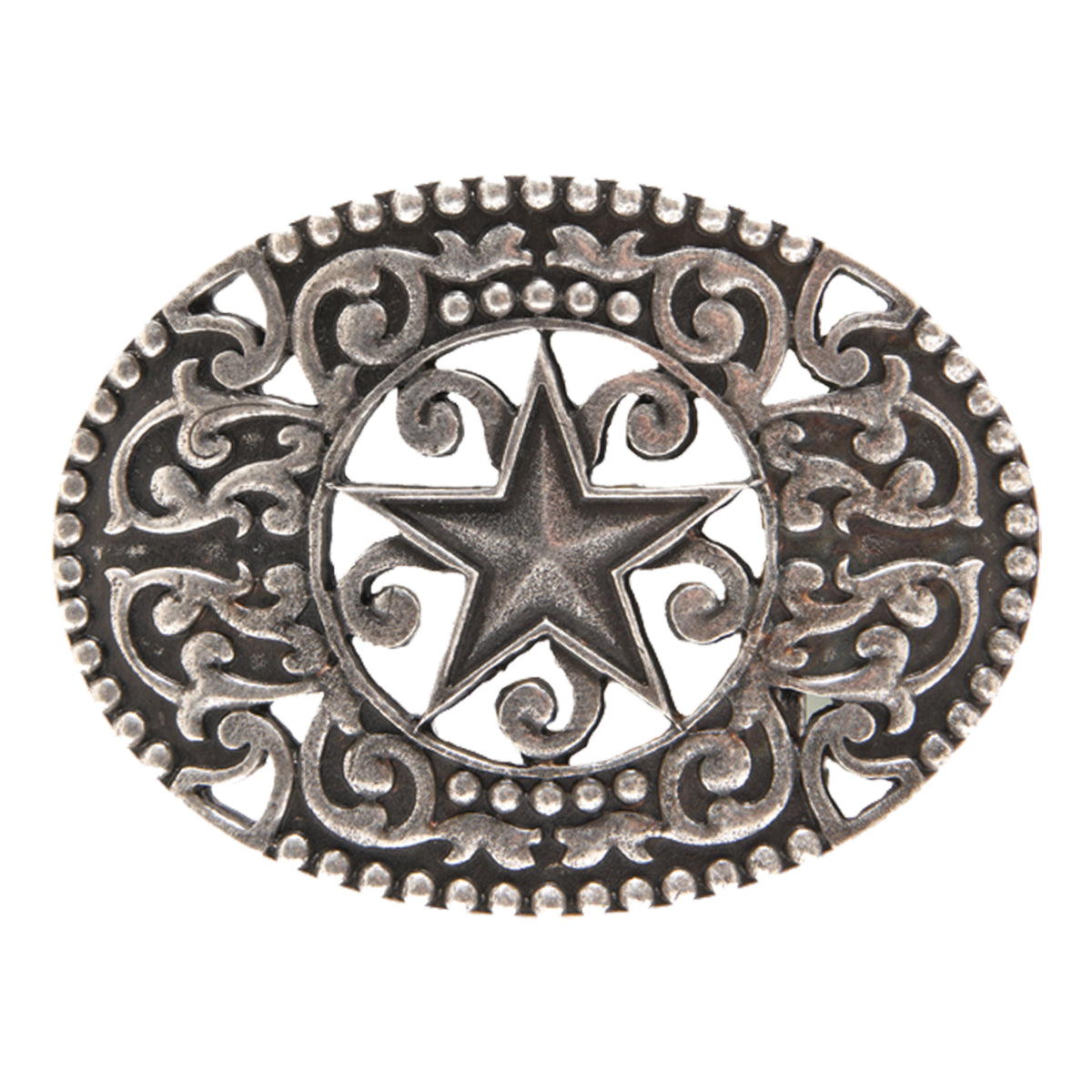 Star and Scroll Filigree Buckle