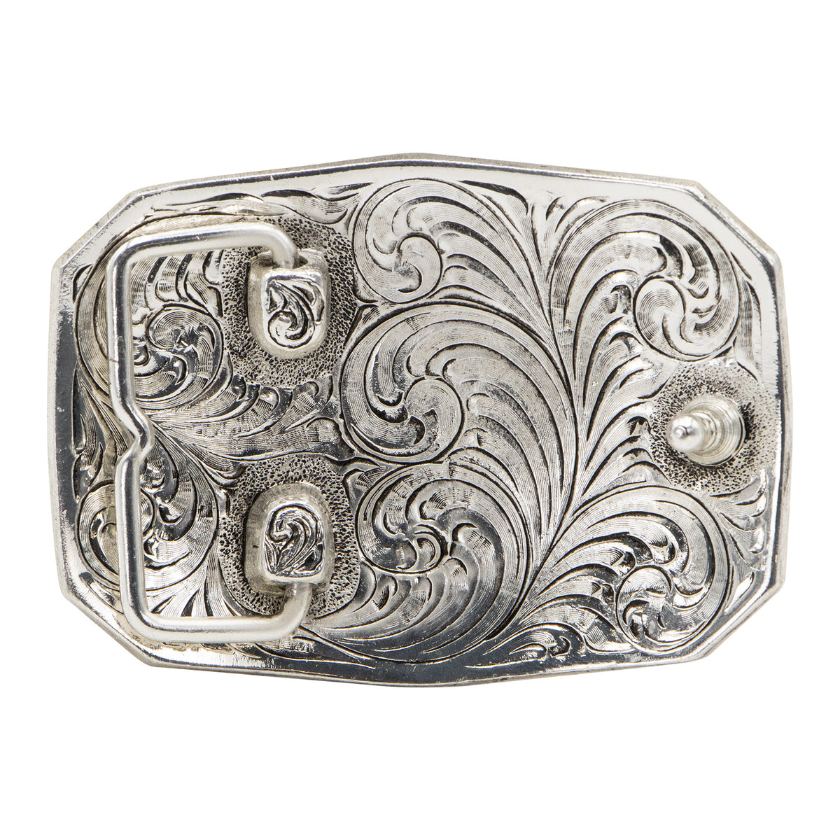 Bronc Rider Flag Buckle