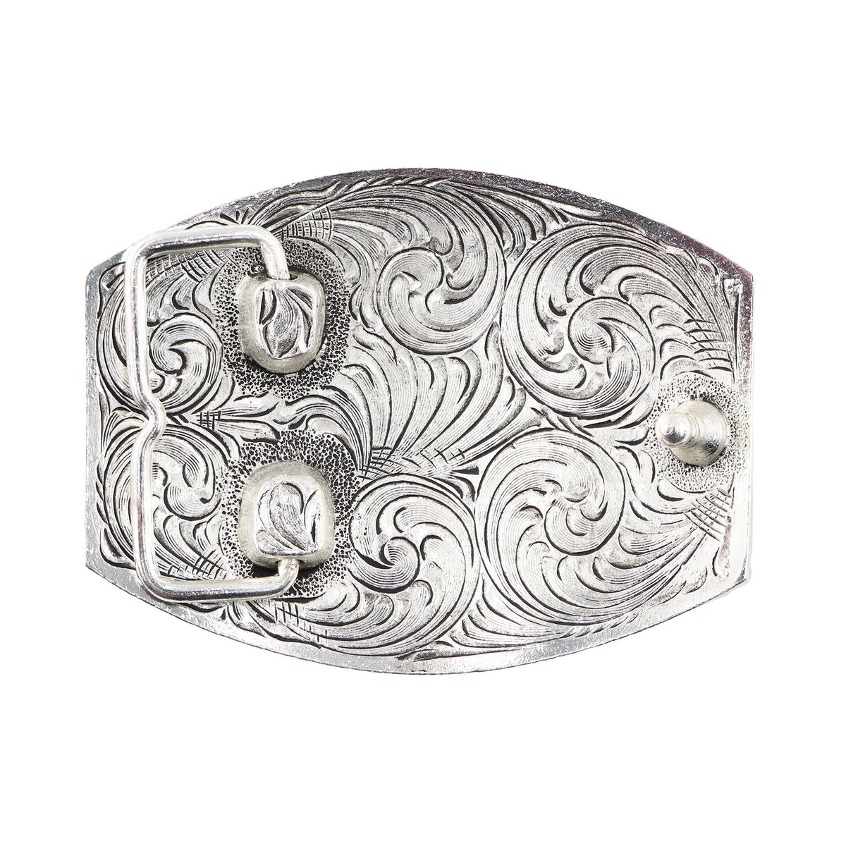 Elk Skull with Varied and Beaded Edge Buckle