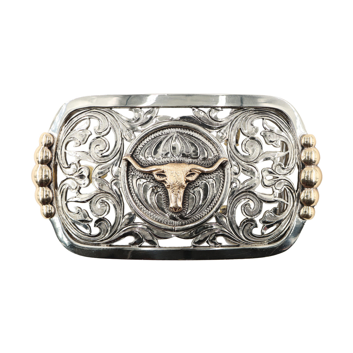 “Souix” Longhorn Filigree Buckle