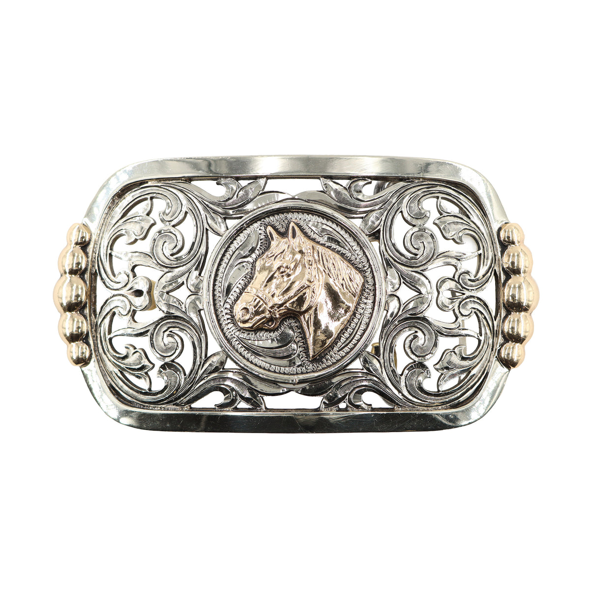 “Cherokee” Horse Head Filigree Buckle