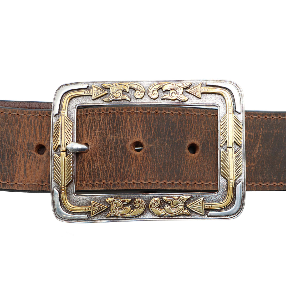 1 1/2&quot; Boxed Arrow Buckle Belt