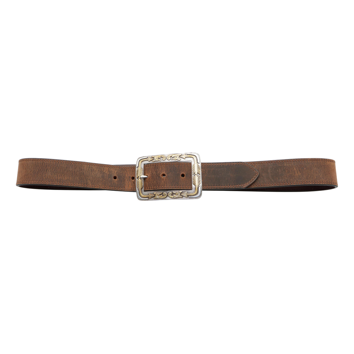 1 1/2&quot; Boxed Arrow Buckle Belt