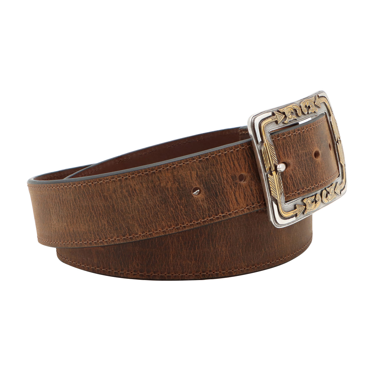 1 1/2&quot; Boxed Arrow Buckle Belt