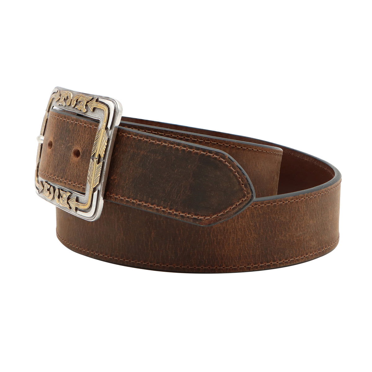 1 1/2&quot; Boxed Arrow Buckle Belt