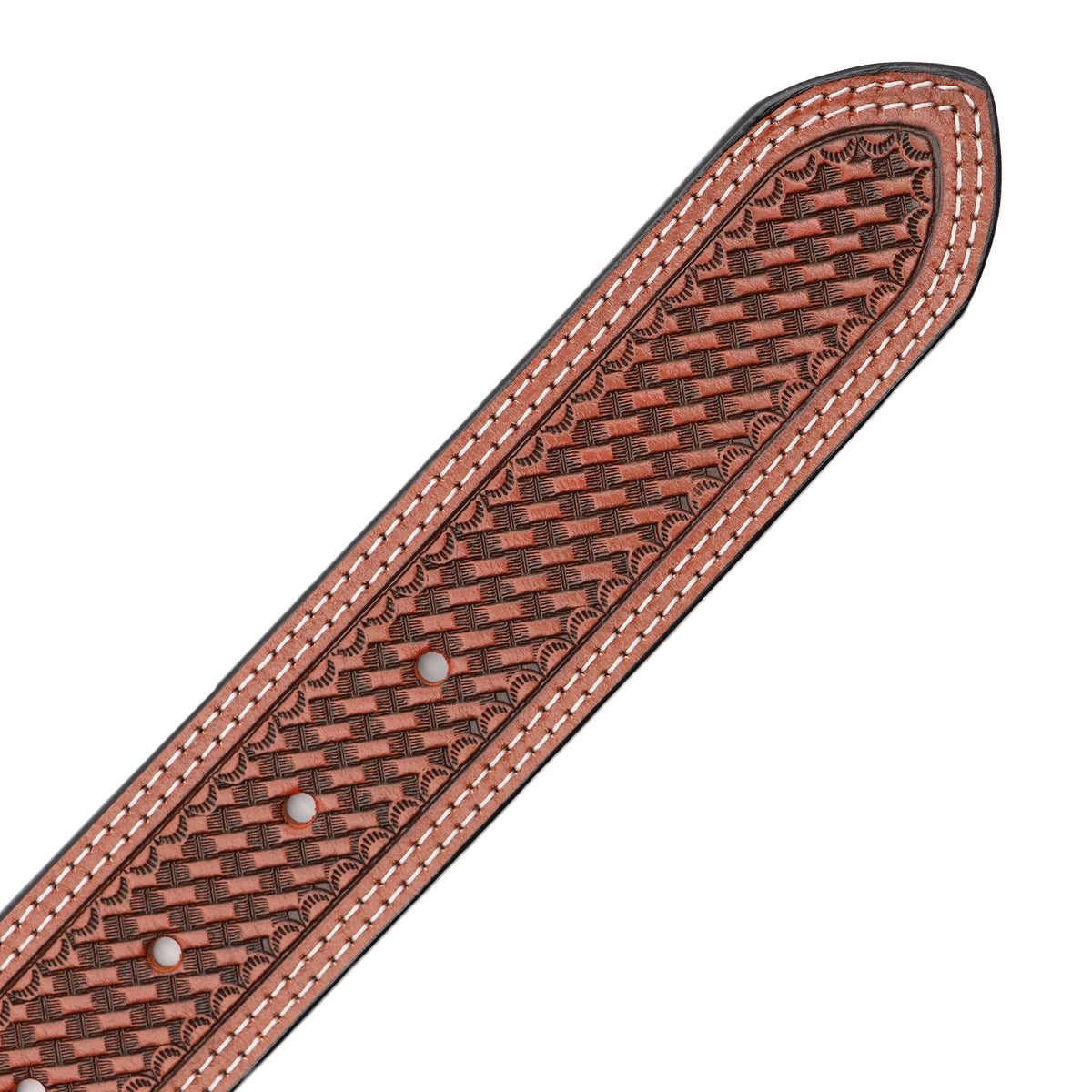 1 1/2&quot; Cross with Rope Edge Border Buckle Belt