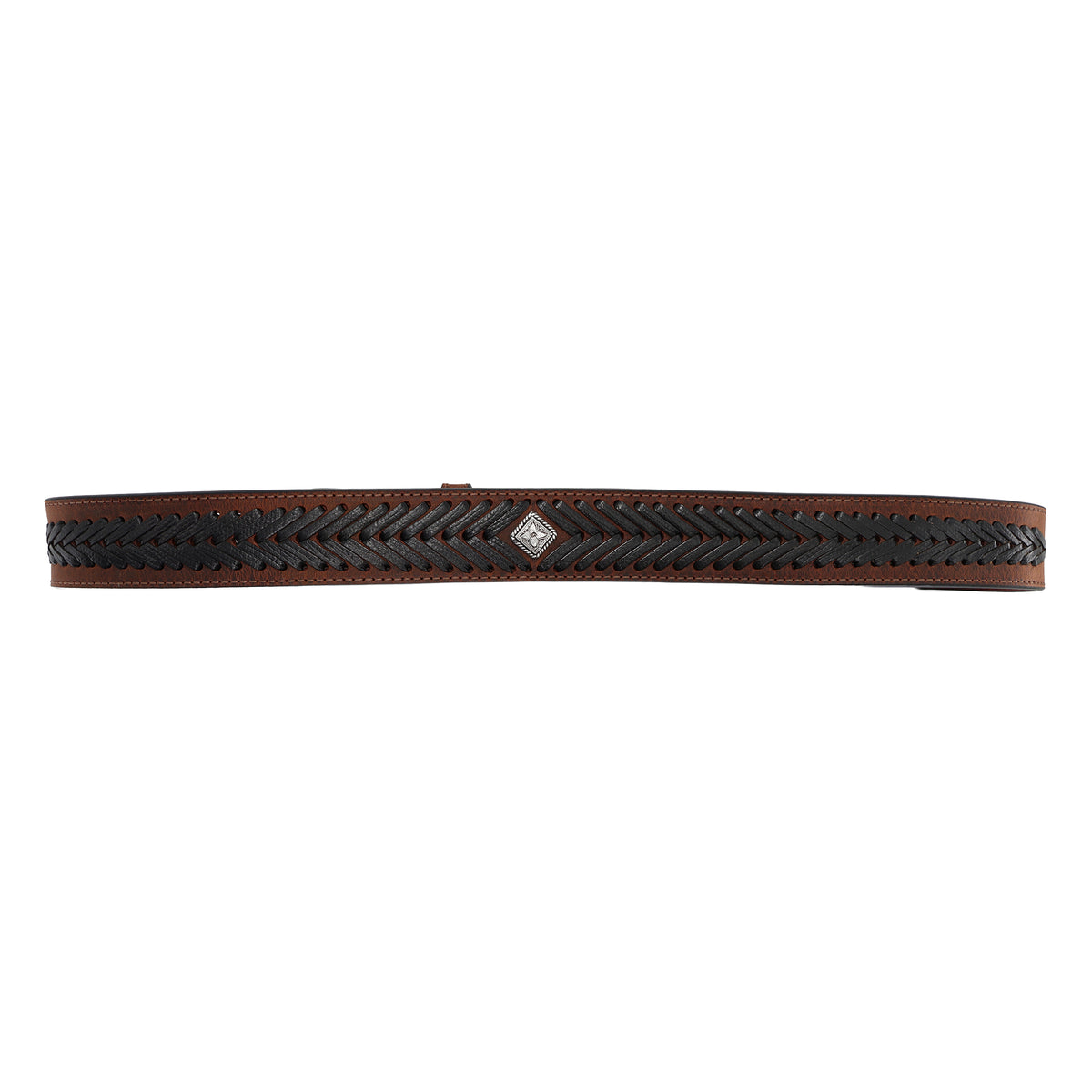 1 1/2" Rugged with Single-Laced Inlay Belt