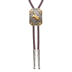 週末限定値下げ　YUKETEN LEATHER BOLO TIE フレームワーク AndWest Iconic Bull Rider Bolo Tie