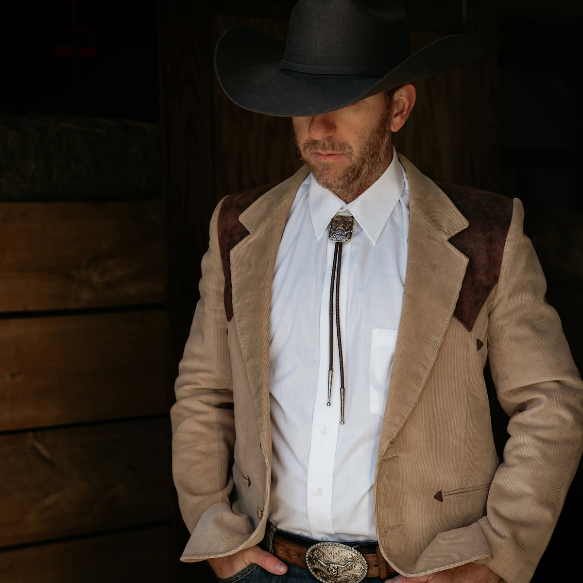 Iconic Bronc Rider Bolo