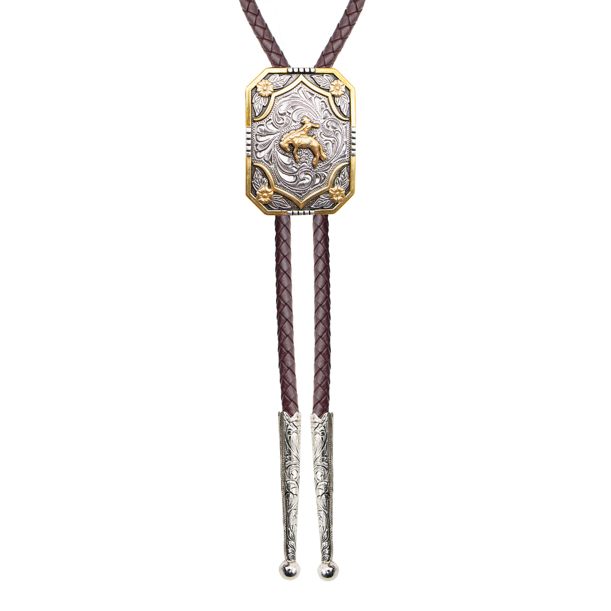 Iconic Bronc Rider Bolo