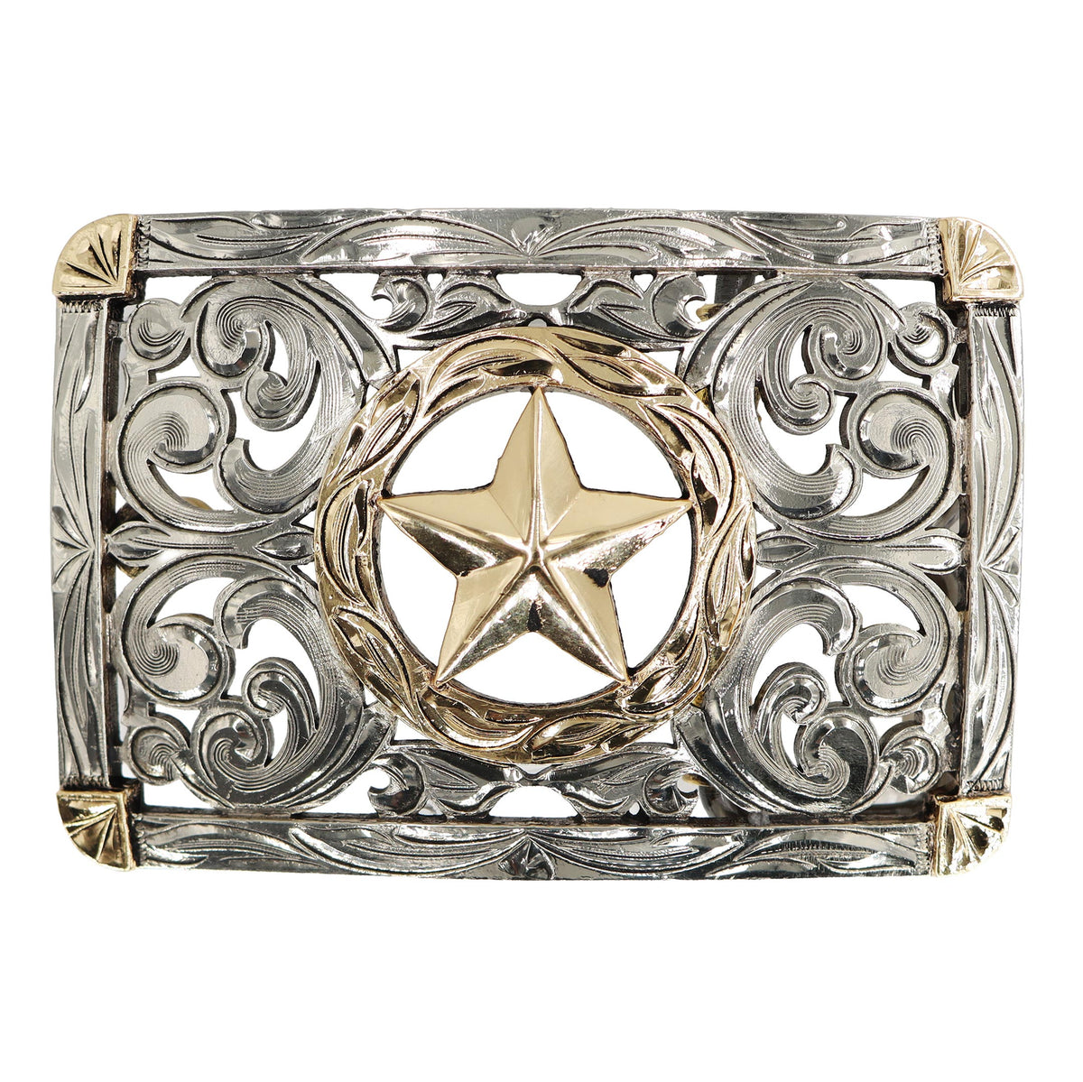 “Lone Star” Filigree Star Buckle