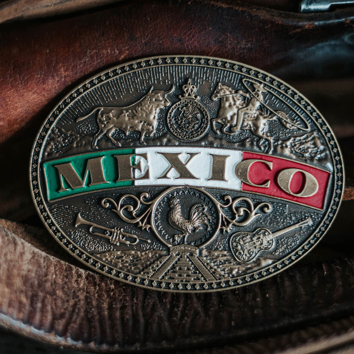 Mexico Heritage Buckle