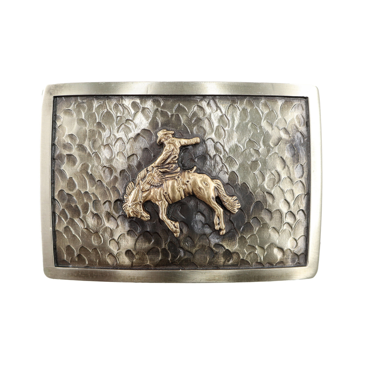 Gold Bronc Rider Iconic Classic Buckle