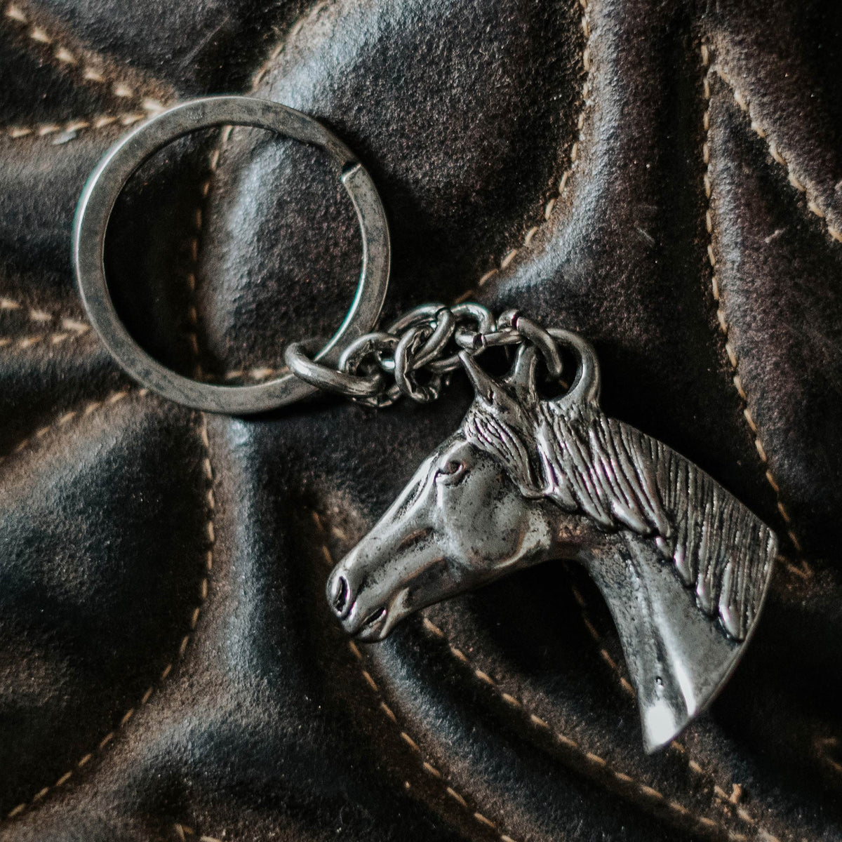 Horse Head Keychain