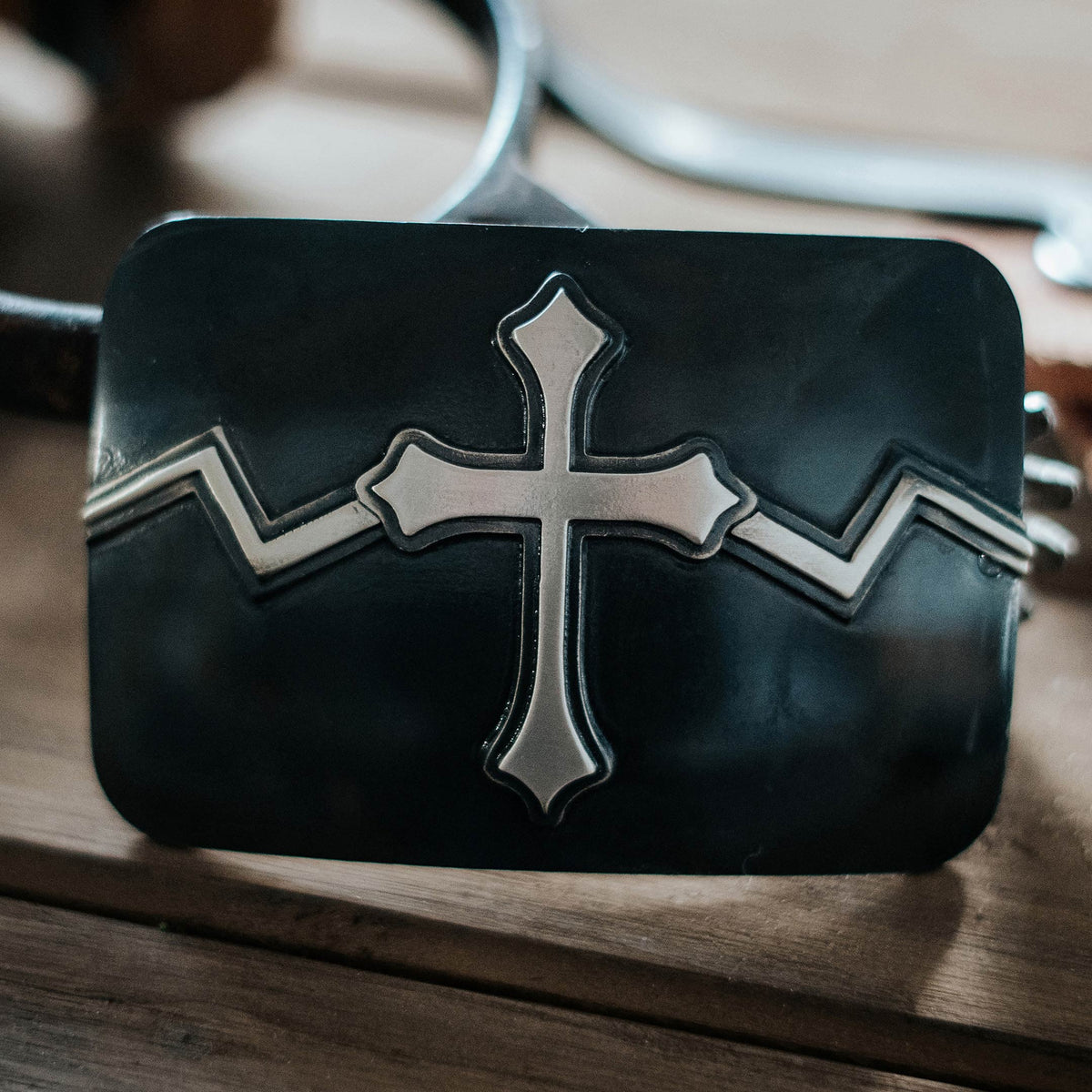Cross Patina Buckle