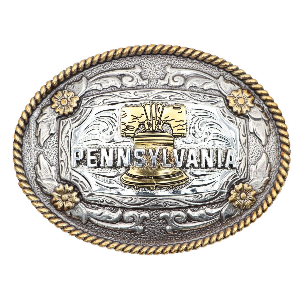 Pennsylvania — Oval Rope Edge Buckle