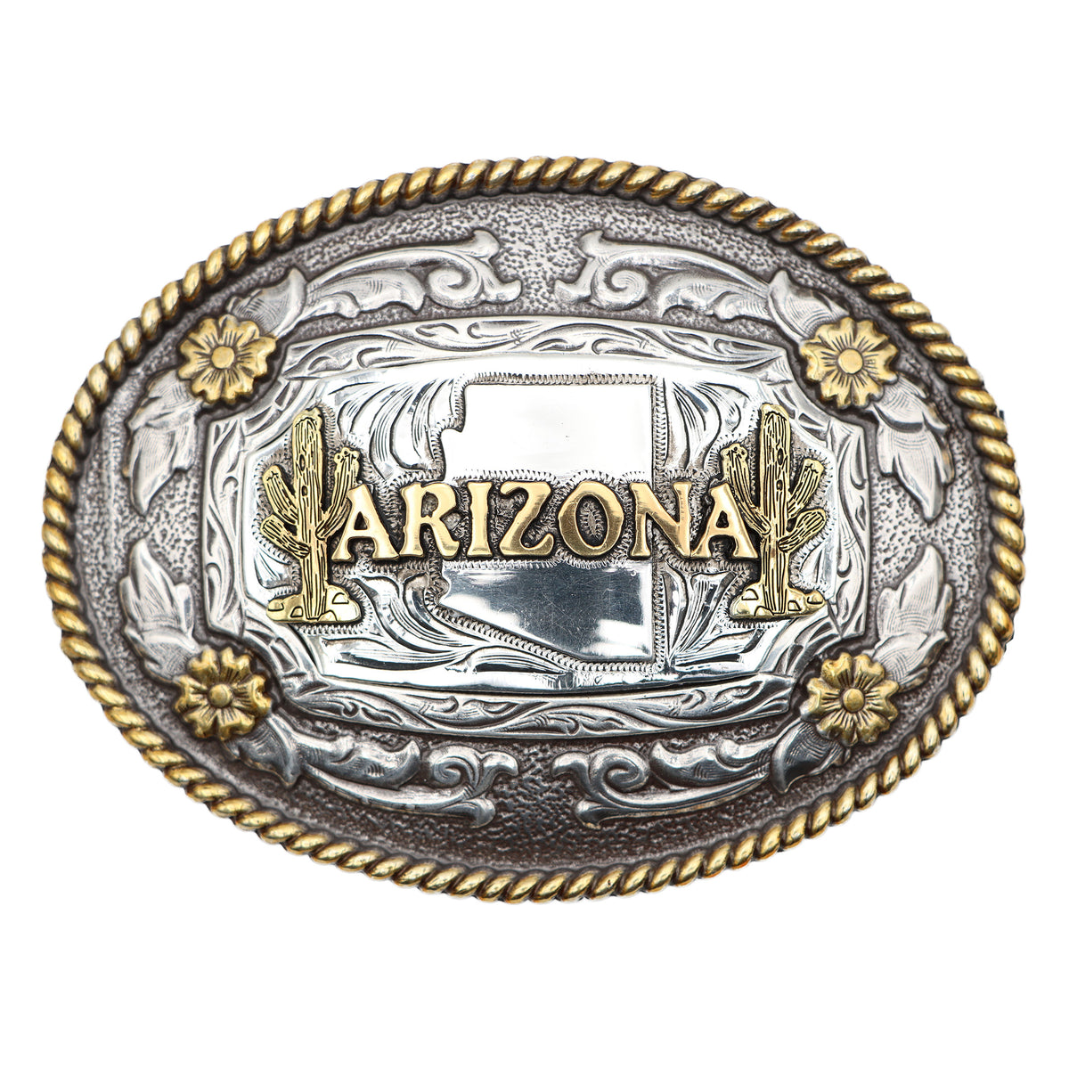 Arizona State — Oval Rope Edge Buckle