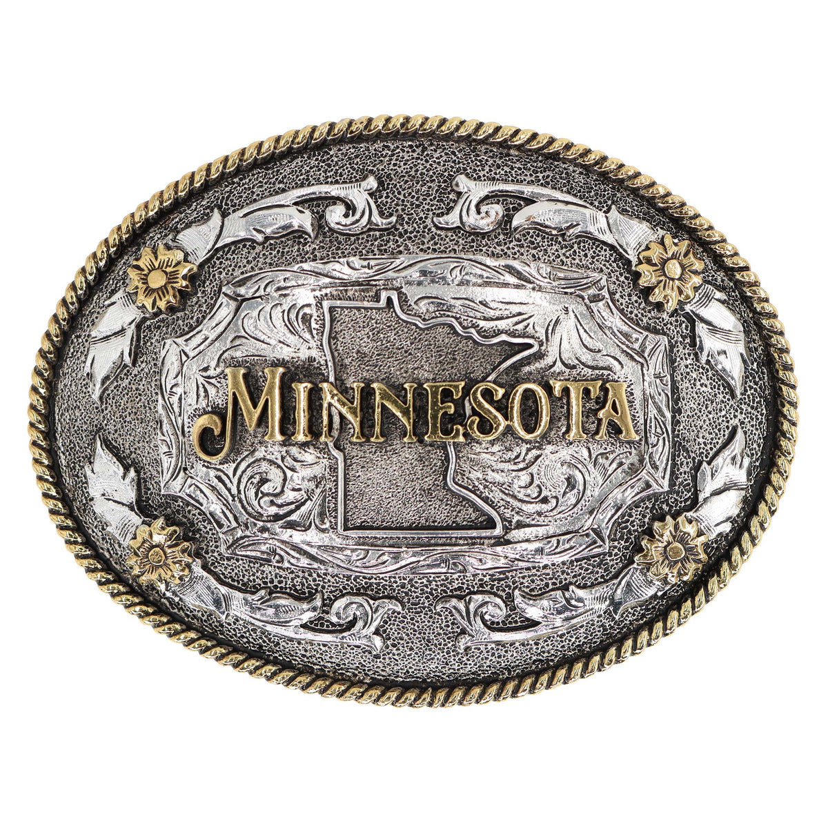 Minnesota — Oval Rope Edge Buckle