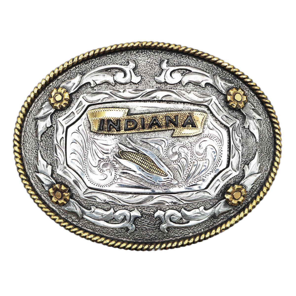 Indiana — Oval Rope Edge Buckle