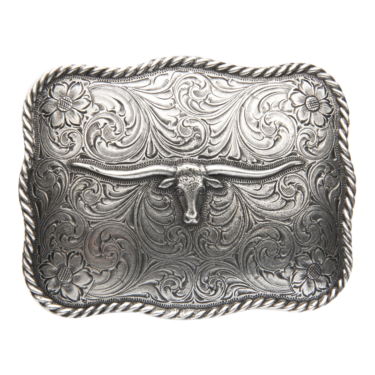 Scalloped Longhorn Buckle