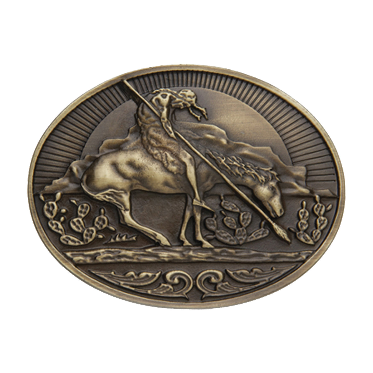 End of the Trail Buckle