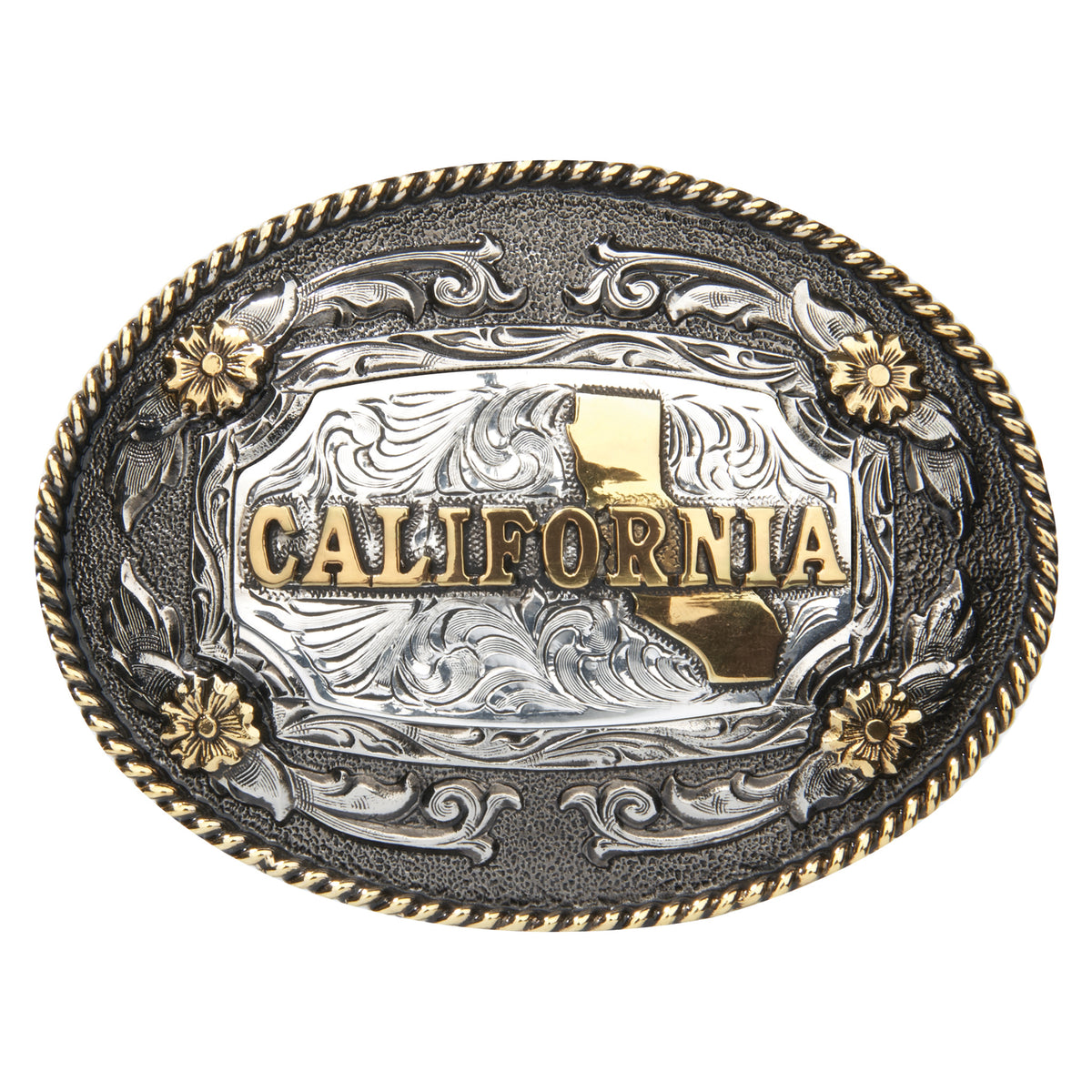 California — Oval Rope Edge Buckle