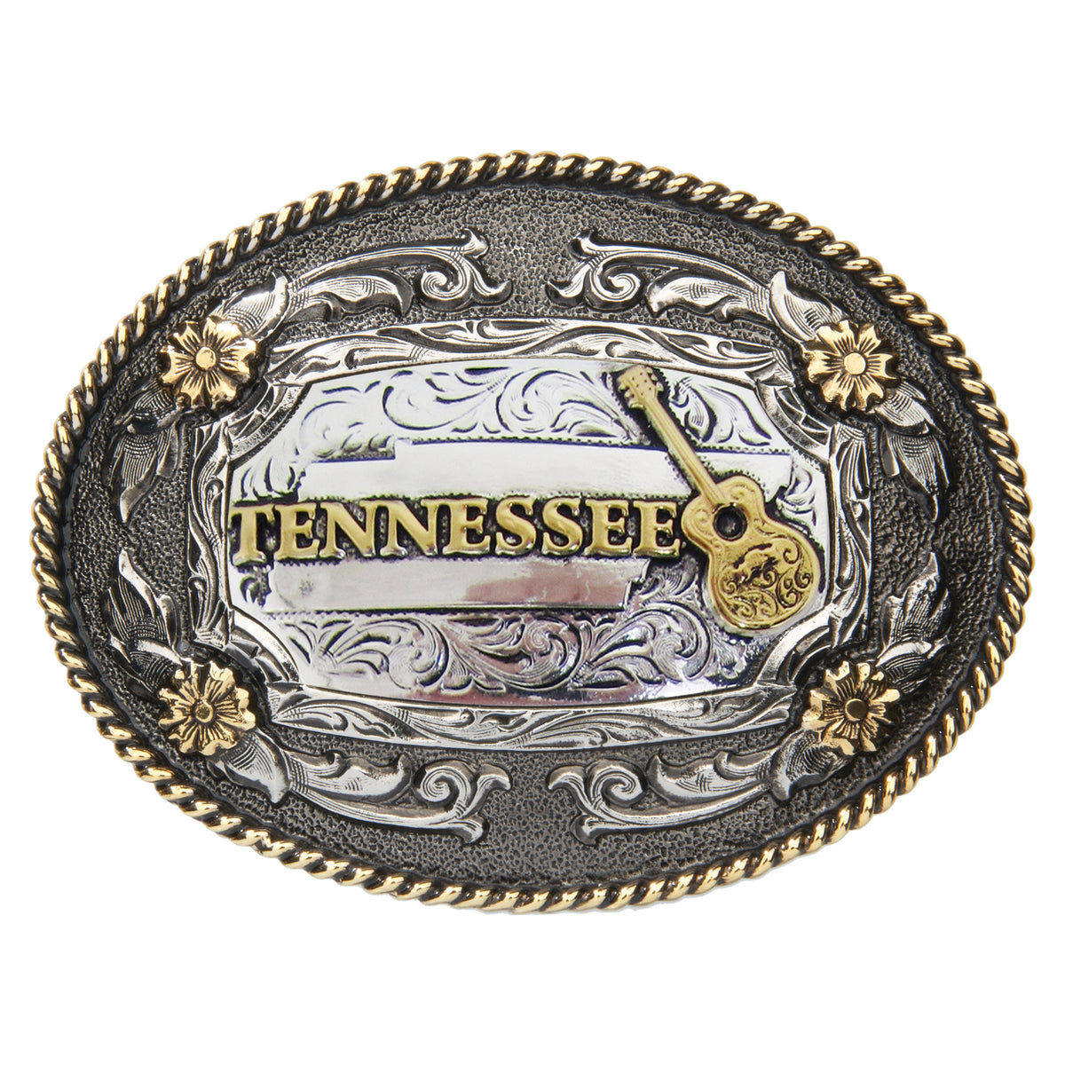 Tennessee — Oval Rope Edge Buckle