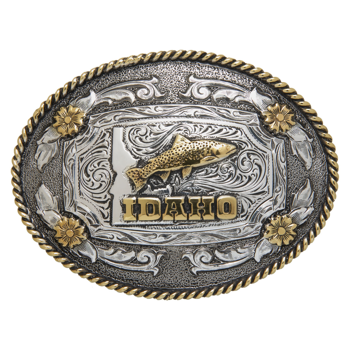 Idaho — Oval Rope Edge Buckle