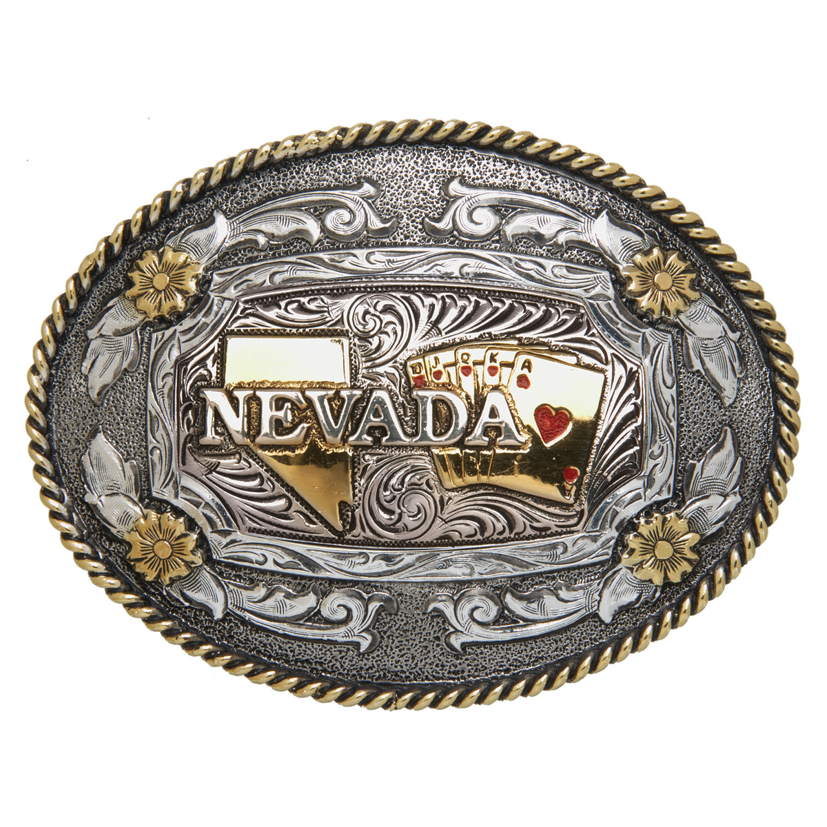 Nevada — Oval Rope Edge Buckle