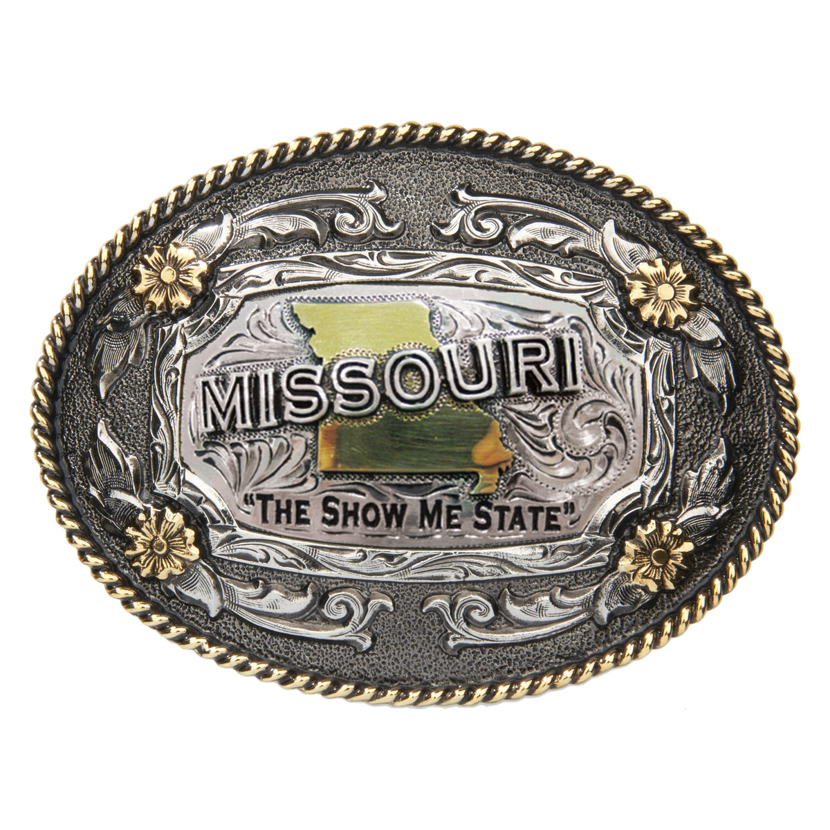 Missouri — Oval Rope Edge Buckle