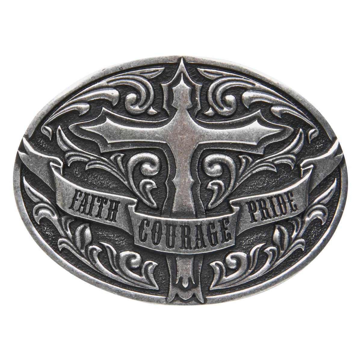 Faith, Courage, Pride Buckle