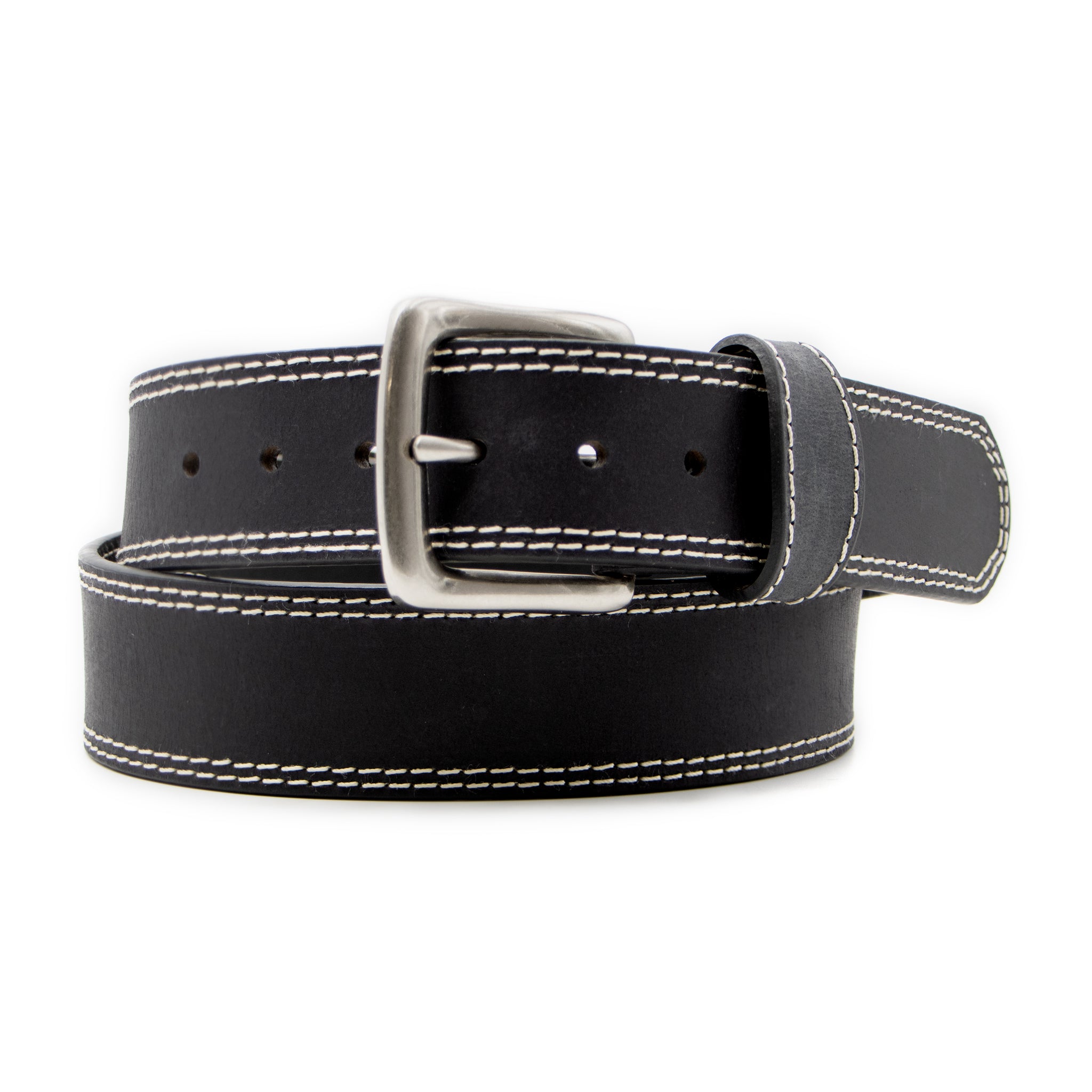 1 1/2 Matte Black Buckle Belt - AndWest