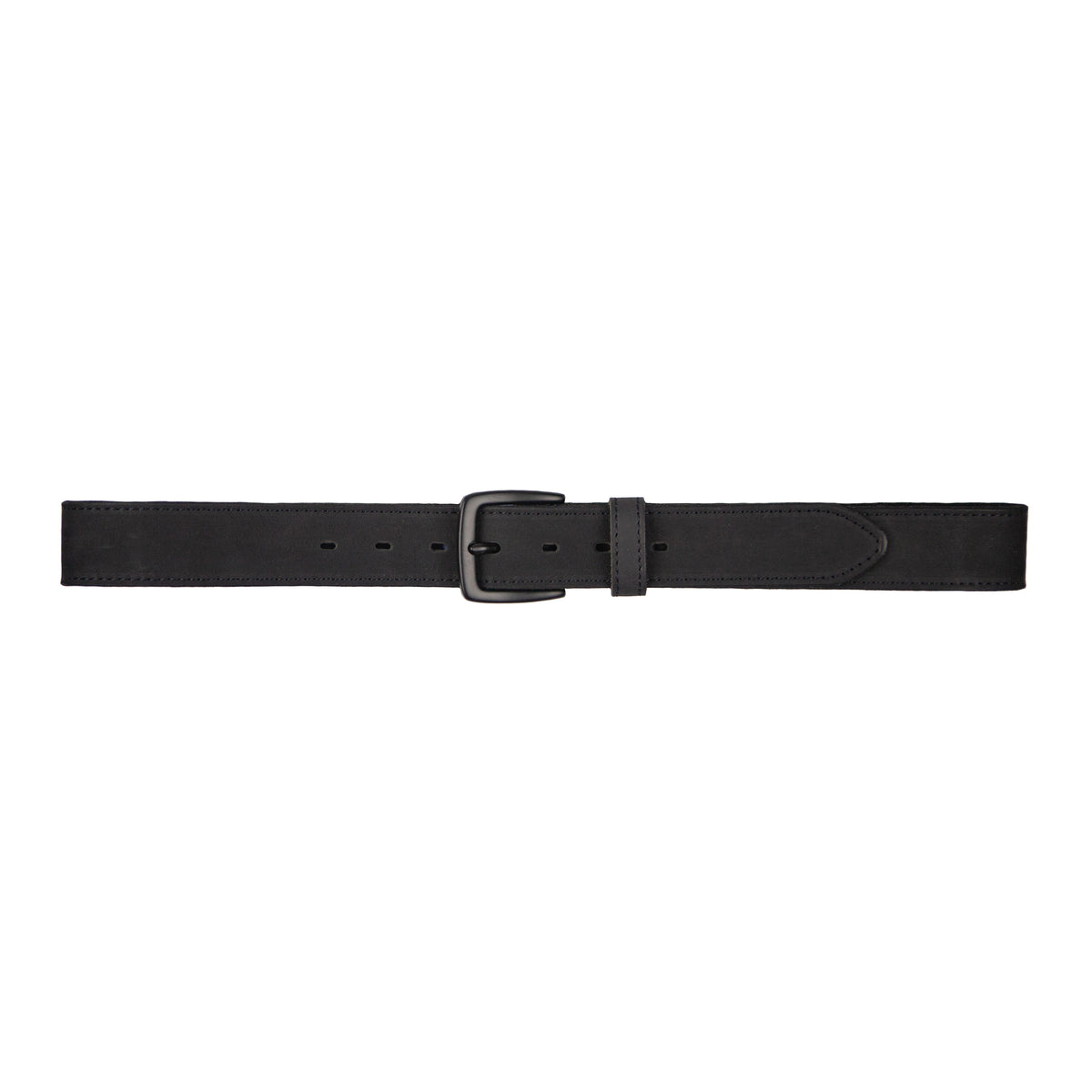 1 1/2&quot; Matte Black Buckle Belt