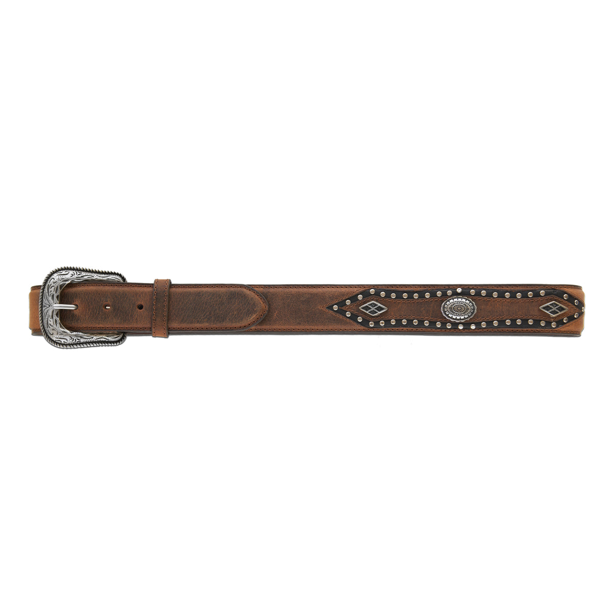 1 1/2&quot; Vintage Studded Stations Belt