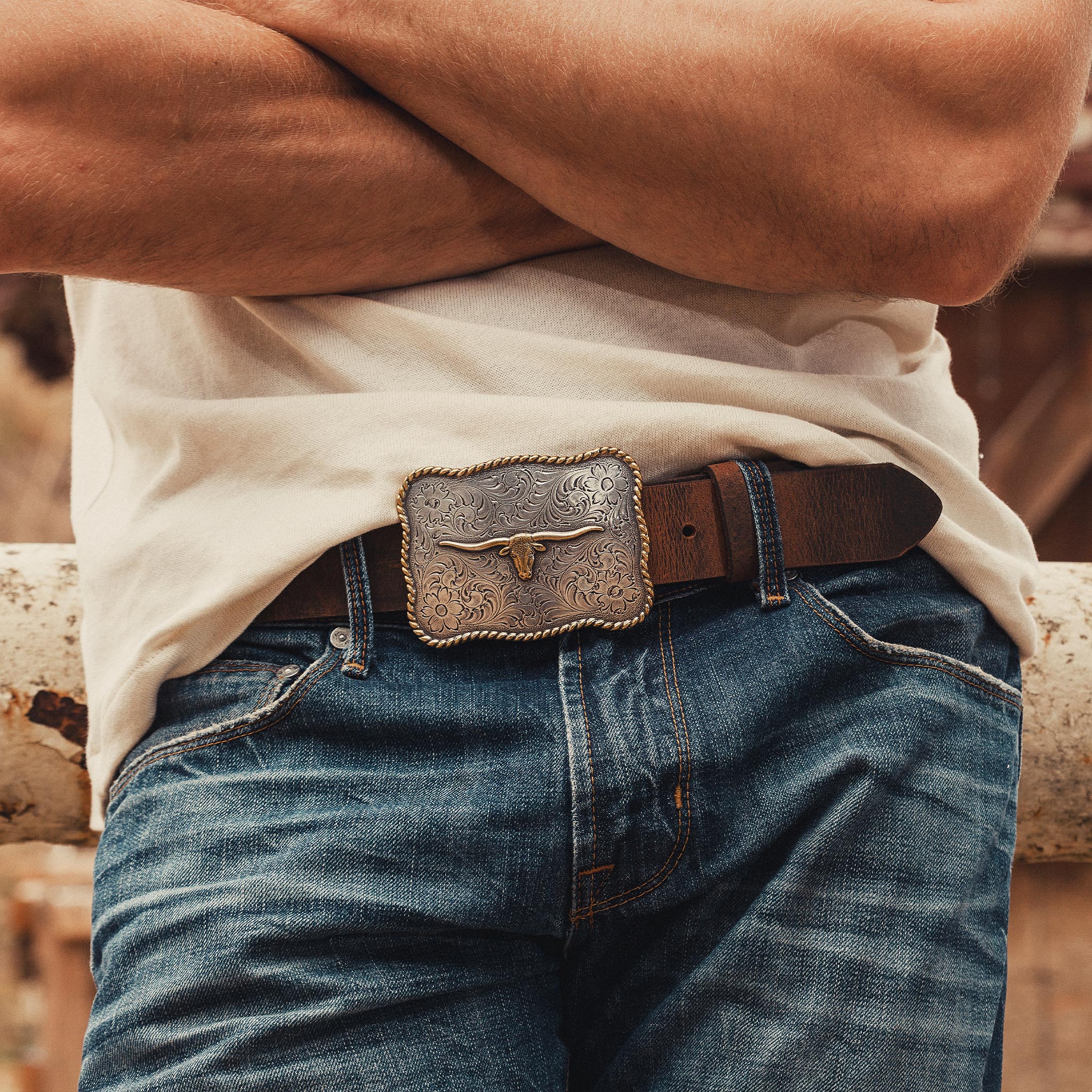 cowboy belt buckle