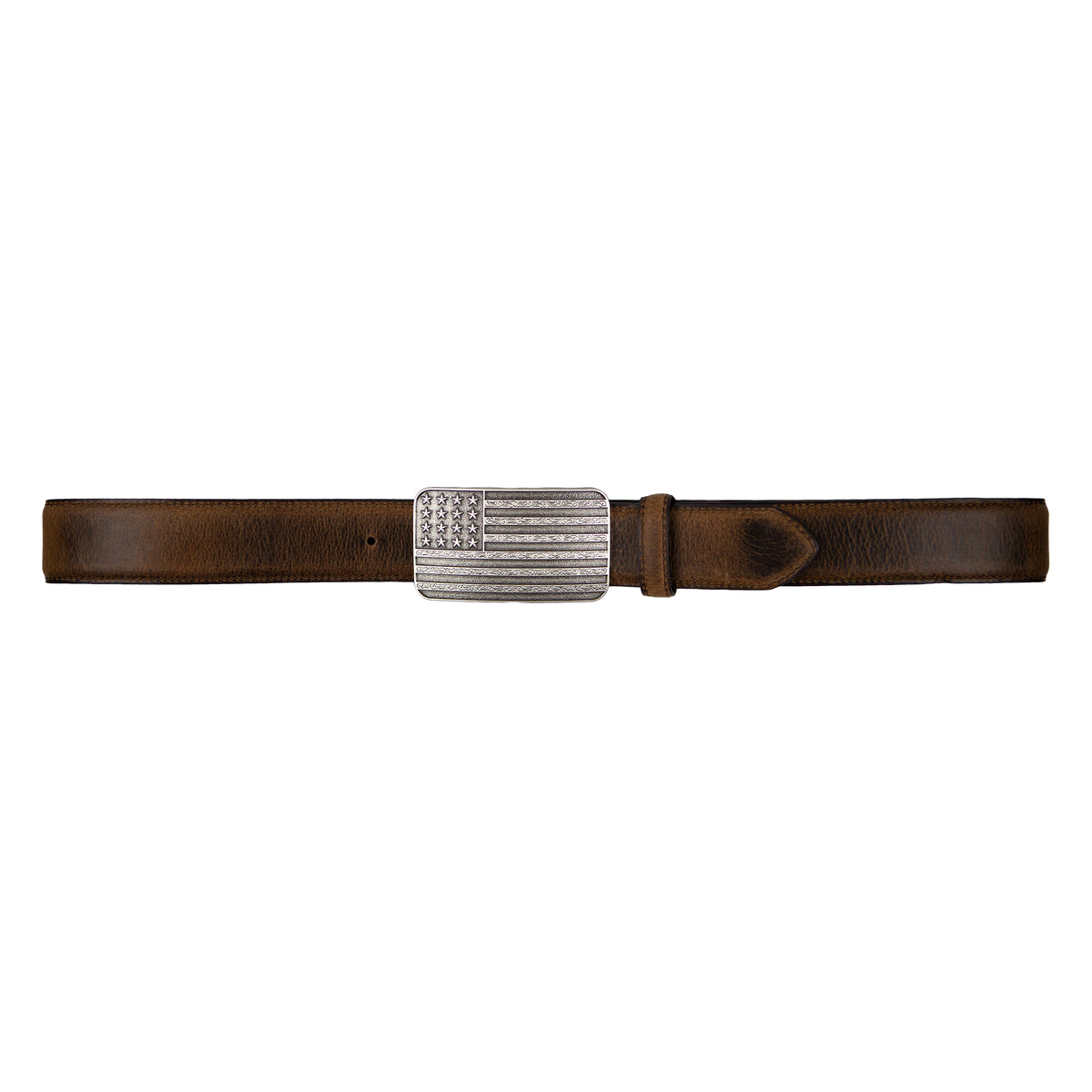 1 1/2&quot; American Flag Buckle Belt