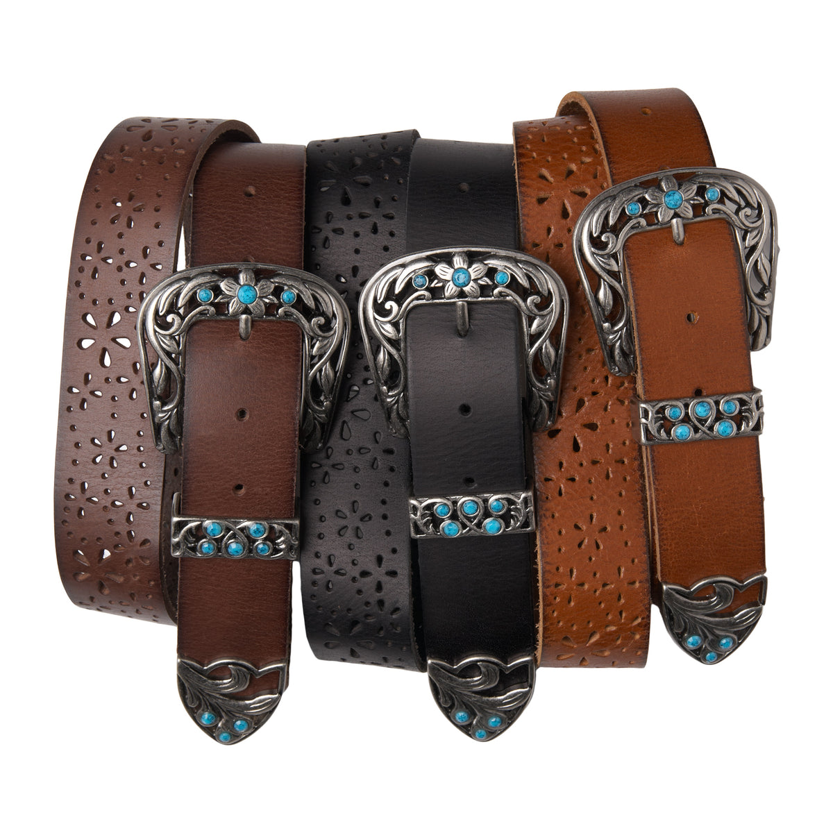 1 1/2&quot; Three Piece Perforated Belt