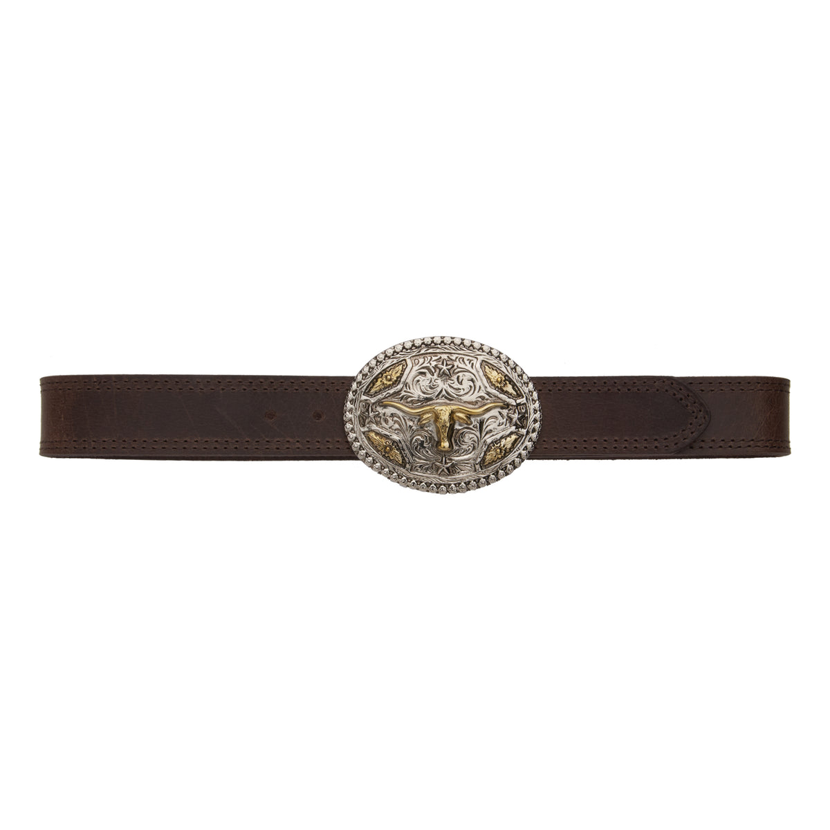 Kids’ 1 1/4&quot; Longhorn Buckle Belt