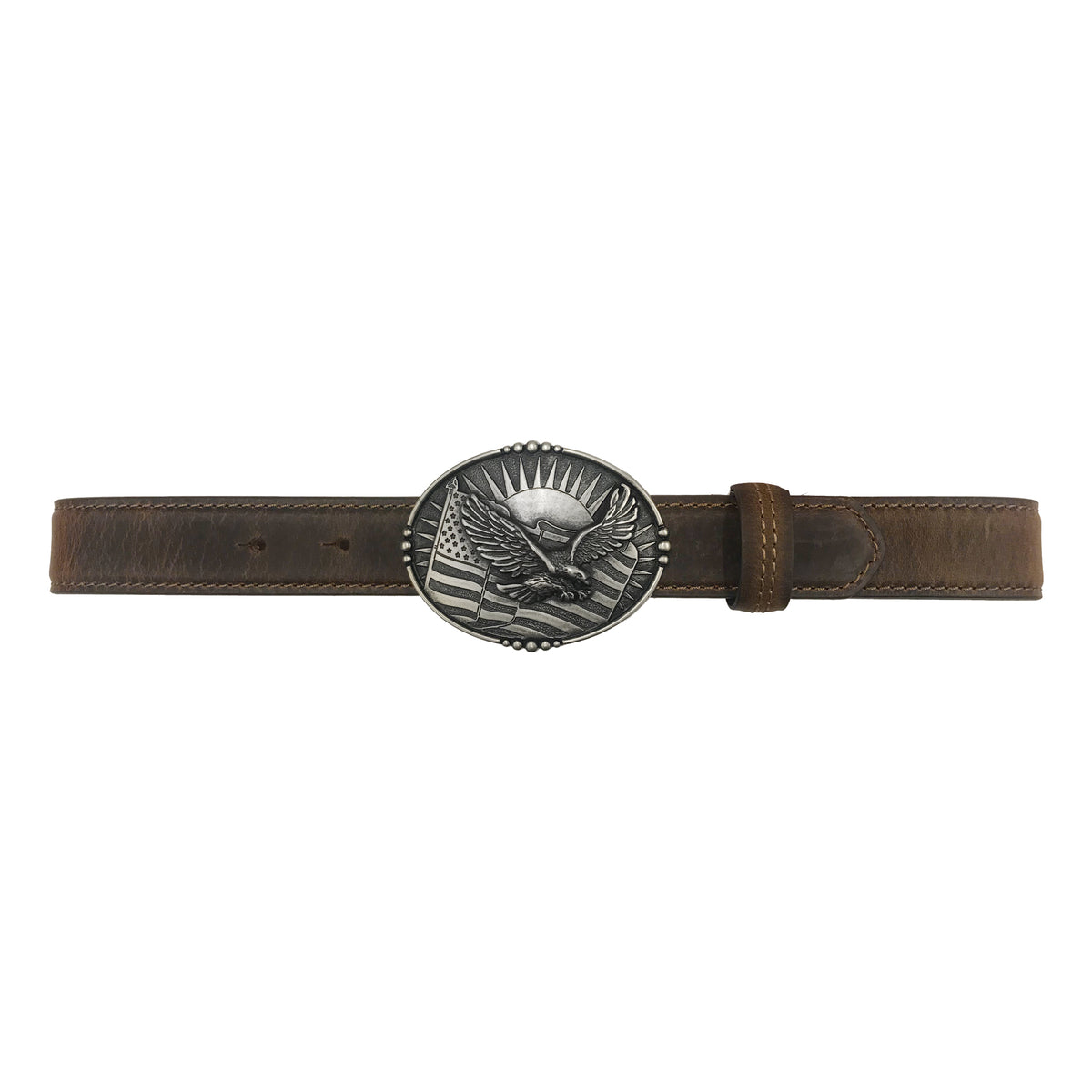 Kids’ 1 1/4&quot; Eagle Plaque Buckle Belt