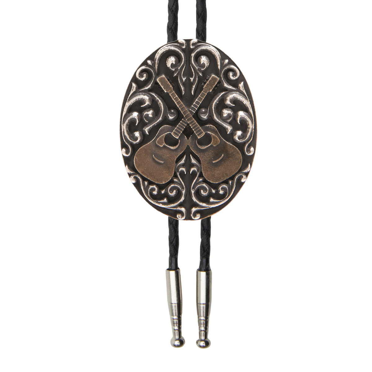 Crossed Guitars Bolo