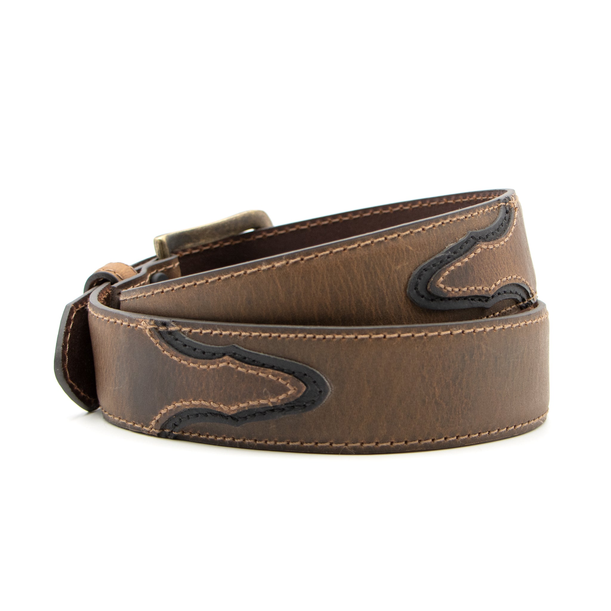 1 3/8 Western Two-Tone Billet Belt - AndWest