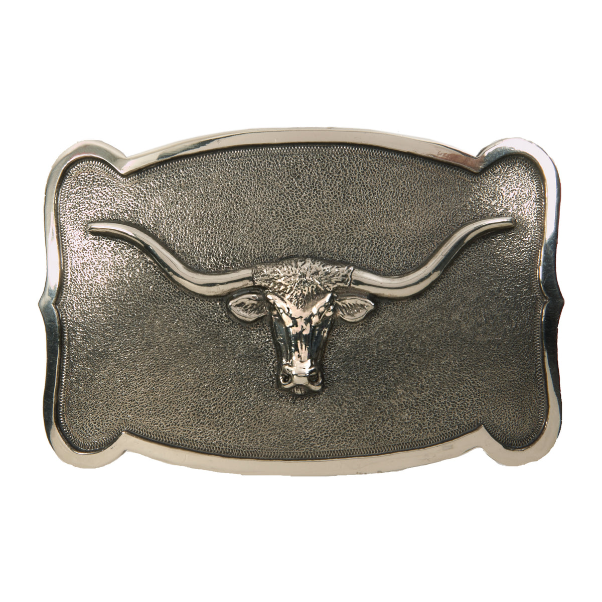 “Arapaho” Silver Longhorn Buckle