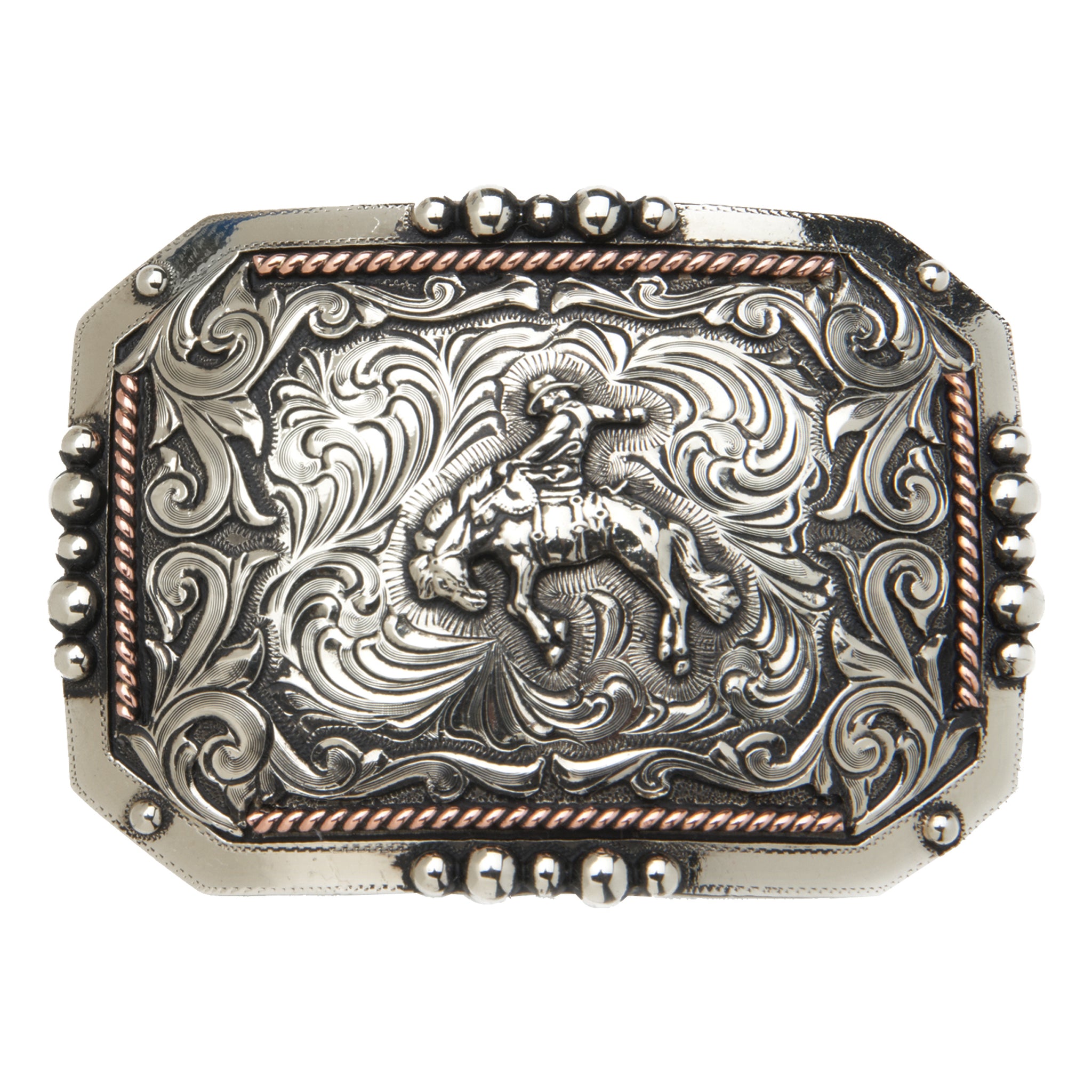 “Saratoga” Bronc Rider Buckle - AndWest