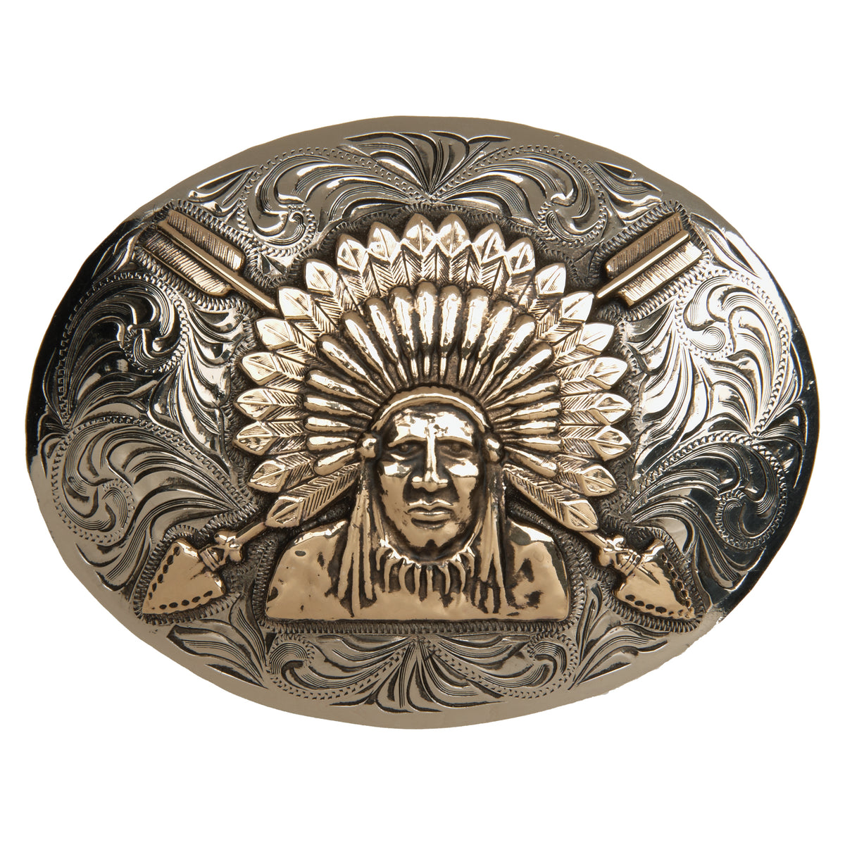 “Sonoyta” Indian Chief Buckle