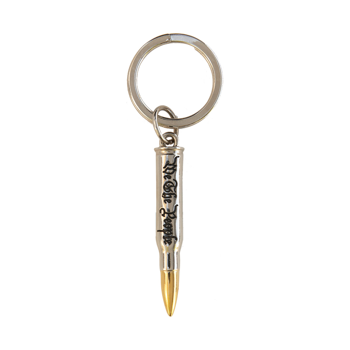 We the People Bullet Key Chain